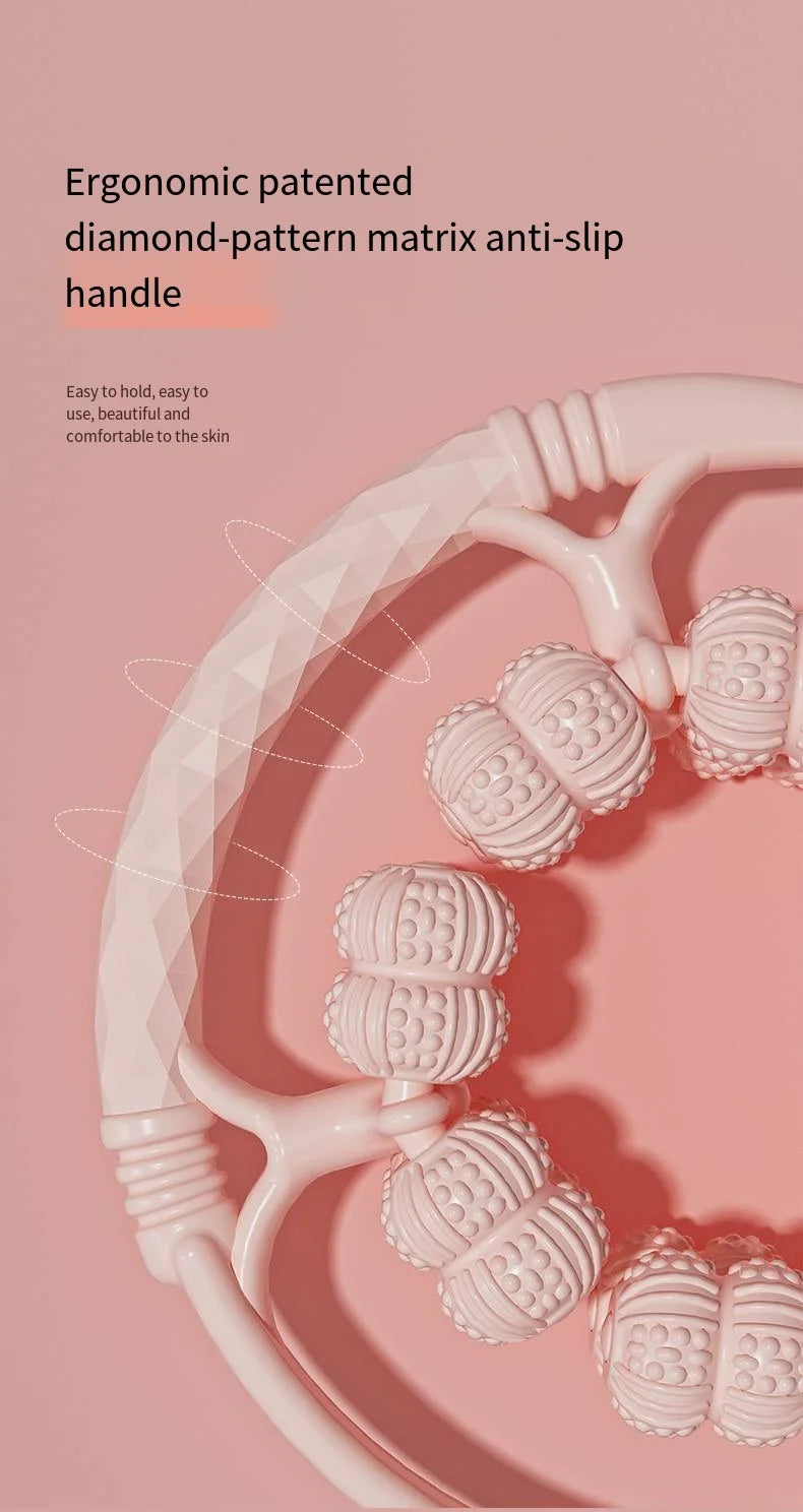 32 Wheel Leg Massager Ring Leg Clamp Roller Leg and Calf Muscle Exercise Home Fitness Relaxation Leg Slimming Tool