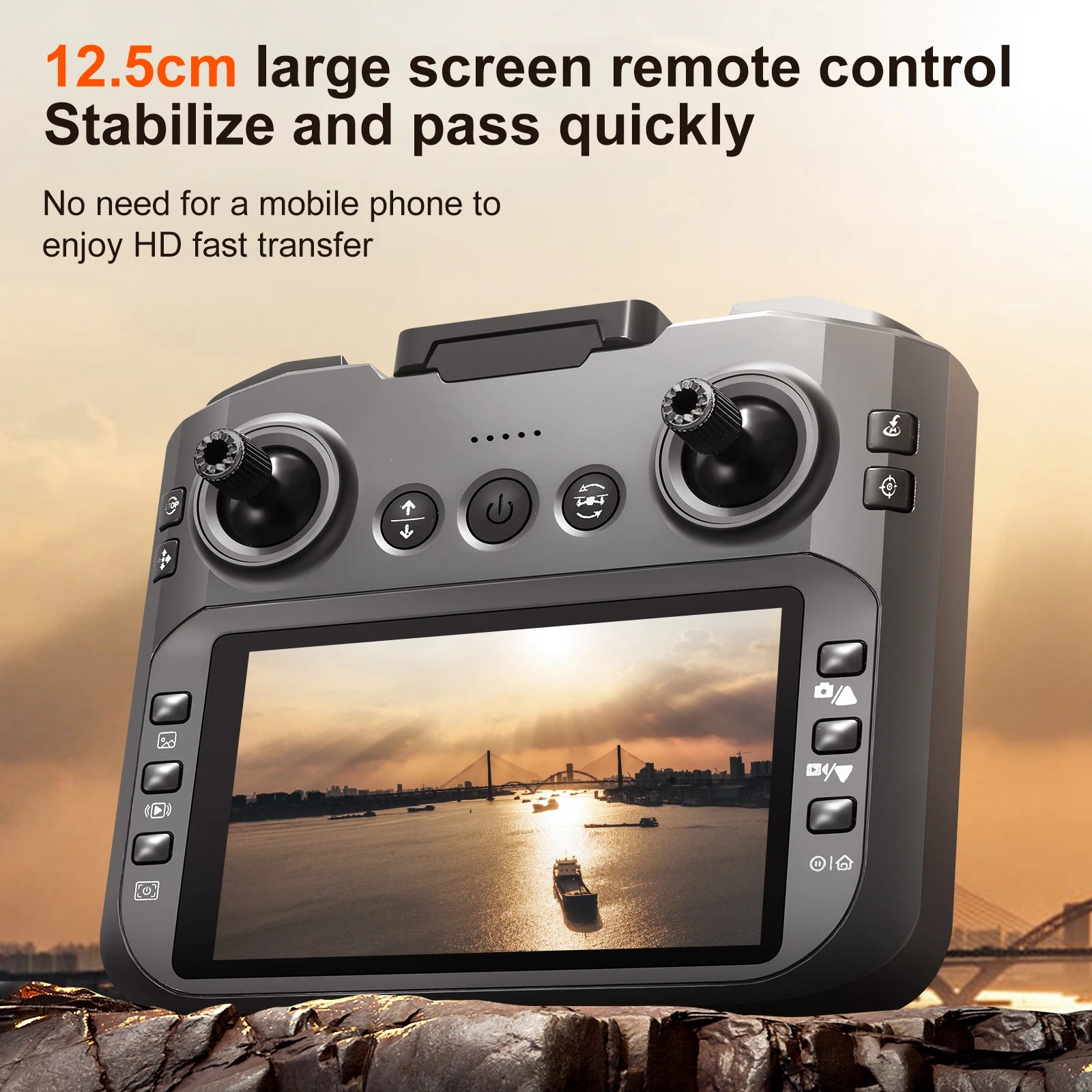 Drone Professional 8K Camera with 5G WiFi FPV UAV Screen S156 Remote Control and Obstacle Avoidance Quadcopter 2025