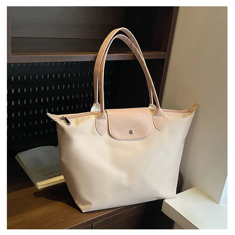 Women's shoulder bag new large-capacity tote bag armpit bag female Longxiang bag fashionable handbag