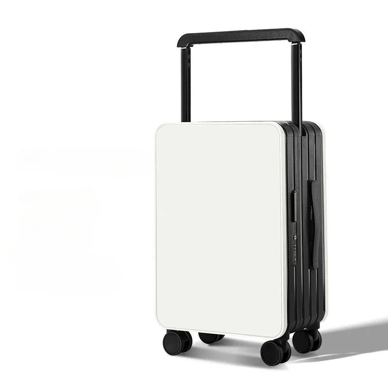 New Mid-Width Draw-Bar Luggage Large Capacity Travel Password Suitcase ABS+PC Fashion Travel Suitcase on Wheels