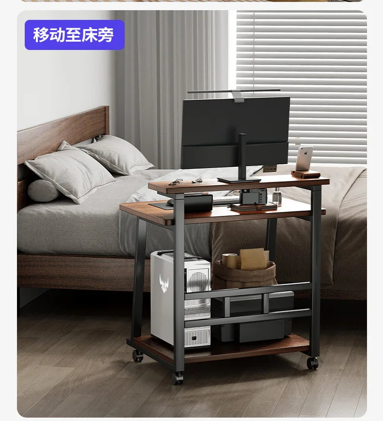 Computer Desk Desktop Small Home Mini Mobile Learning Notebook Bedroom Bedside Table