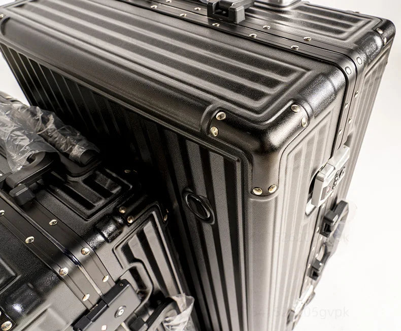 20/24 Inch Large Capacity PC Rolling Luggage Case TSA Combination Lock Business Metal Frame Travel Suitcase on Wheels Travel Bag