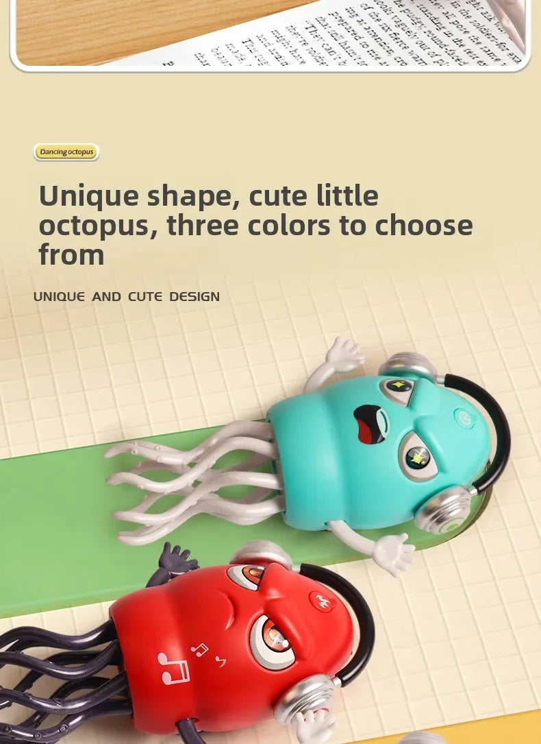 Dancing Octopus Kid Electronic Pet Toys Cartoon Interactive Development Moving Education Toddler Toy Gift Creative birthday gift