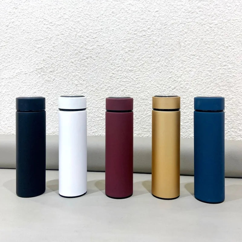 500ML Portable Thermos Bottle 304 Stainless Steel Thermal Water Bottle Insulated Flask Cup Outdoor Camping Drinkware