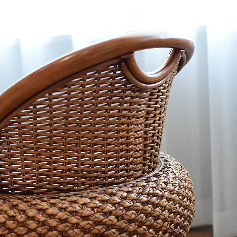 Nordic Rattan Chairs Girl Gaming Computer Occasional Balcony Throne Relax Living Room Chairs Reading Sillones Library Furniture