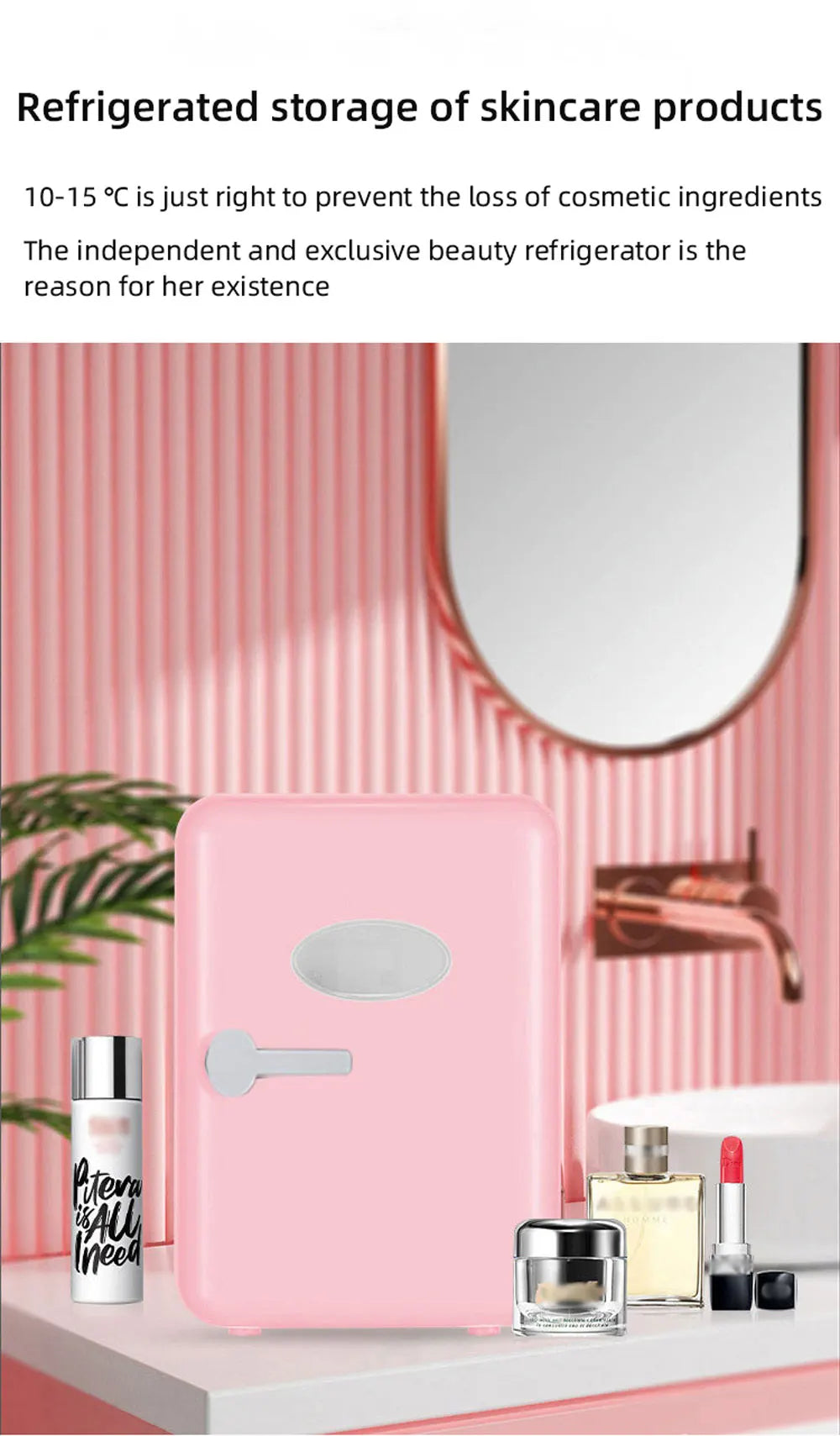 4L Mini Refrigerator,Small Household Fridge,Vehicle Freezer, Dual Use Of Refrigeration And Heating,Beer Cooling Home Appliance