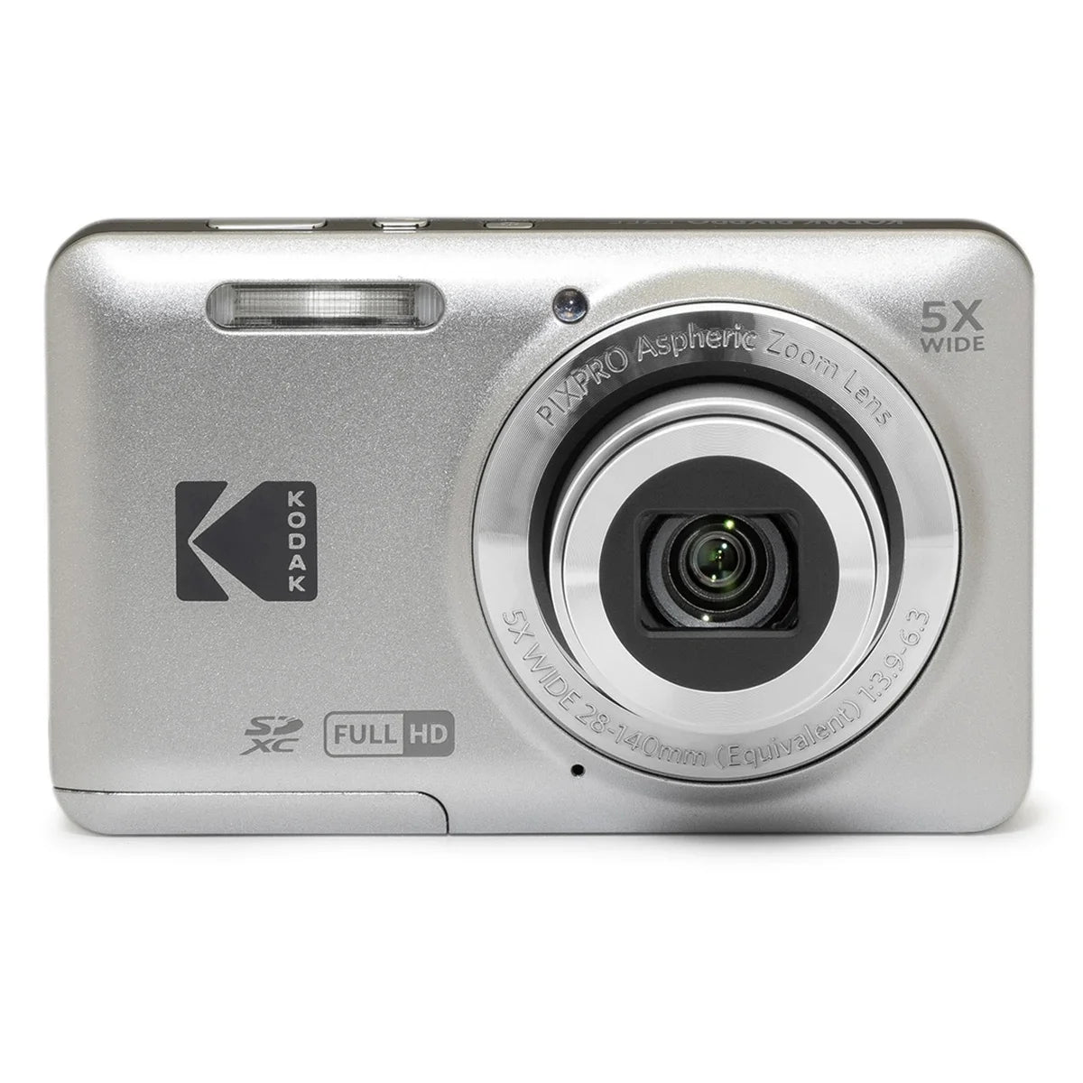 KODAK PIXPRO FZ55-RD 16MP Digital Camera 5X Optical Zoom 28mm Wide Angle 1080P Full HD Video 2.7" LCD Vlogging Camera