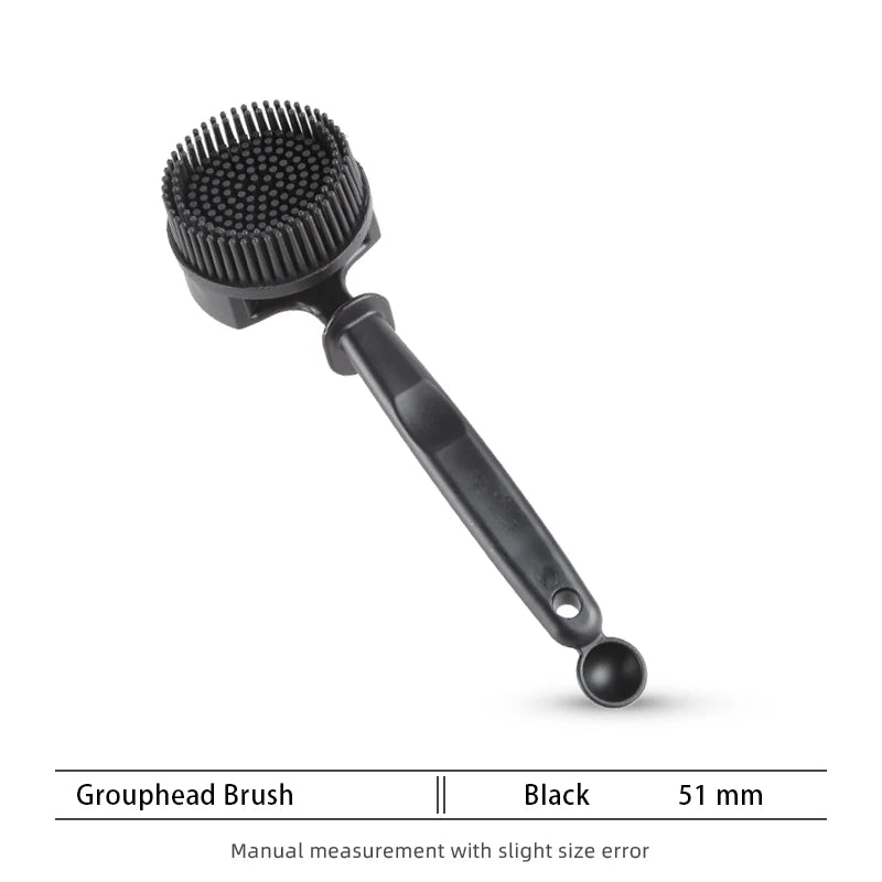 51mm 58mm Espresso Machine Cleaning Brush Tool Silicone Cleaning Bristle Tools