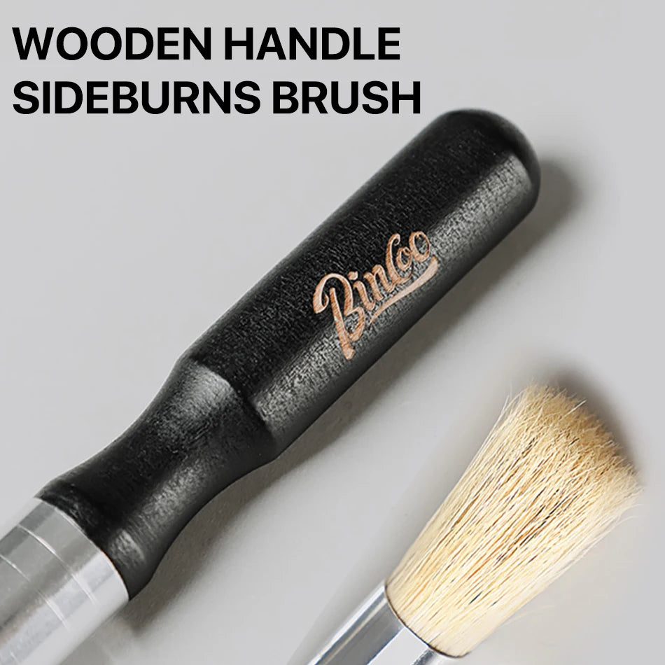 Vintage Coffee Brush Grinder Cleaning Tool Retro Barista Espresso Machine Cleaner Solid Wood Brush Coffee Machine Accessories