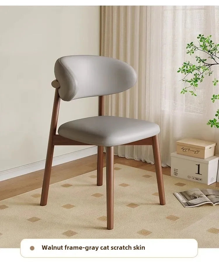 Lounge Vanity Dining Room Chairs Office Single Gamer Home Kitchen Chair Wooden Design Chaises Salle Manger Furniture XR50CY