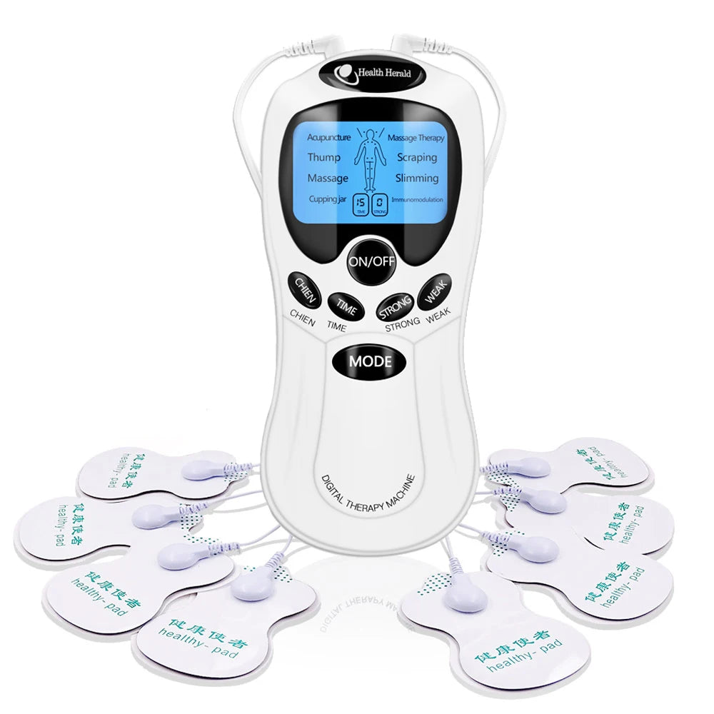 EMS Tens Machine Physiotherapy Electric Tens Unit Relaxation Belly Body Massager Health Care Muscle Stimulator Electrostimulator