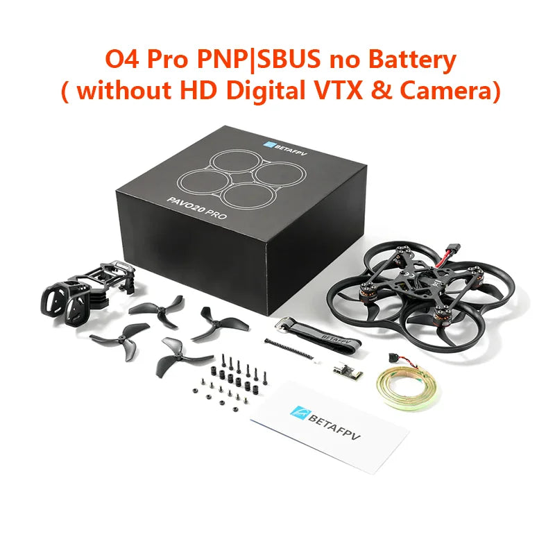 BETAFPV Pavo20 O4 Pro O3 Brushless Whoop Quadcopter  (without HD Digital VTX & Camera) No Battery 2025
