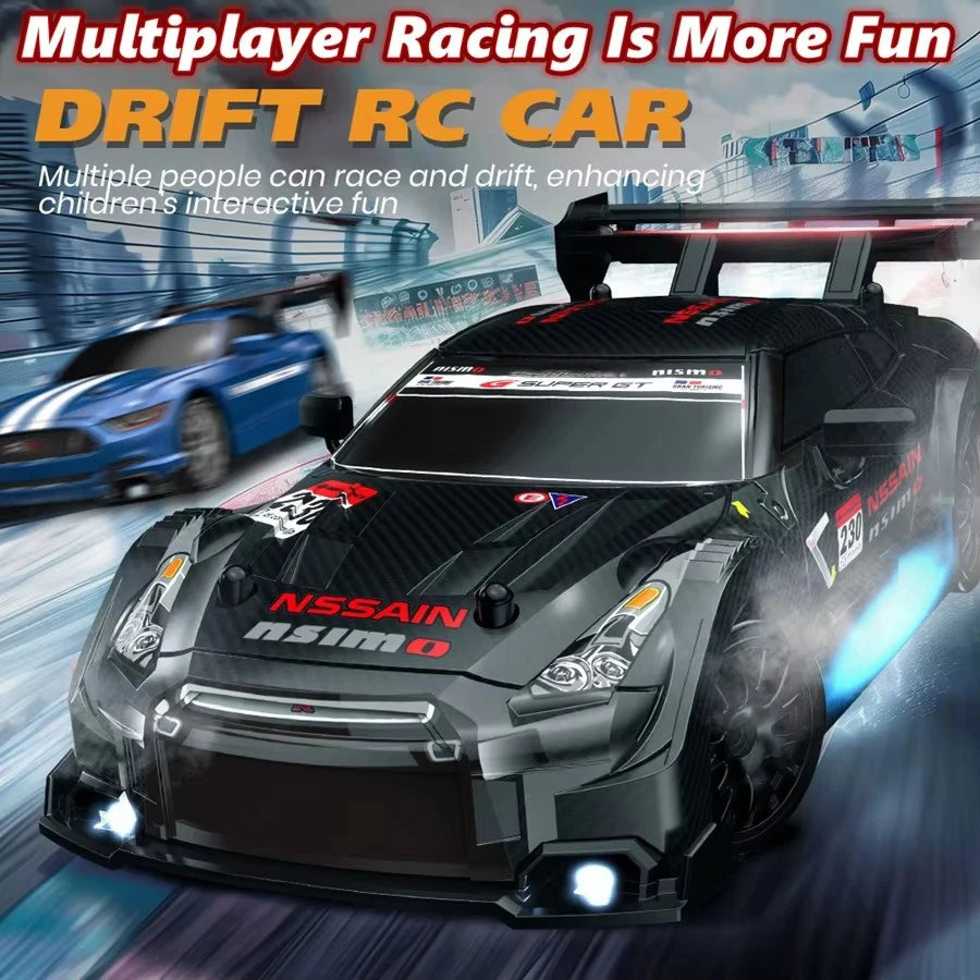 4WD Remote Control Car RC Drift 1:24 20KM/H High Speed Vehicle with LED Lights Racing Sport Toy for Adults Boys Girls Kids Gifts