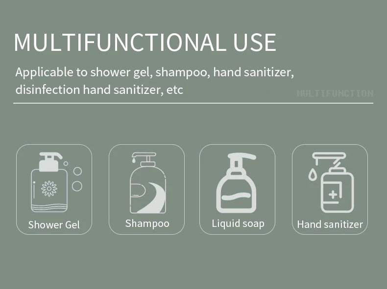 Manual Soap Dispenser Wall Mounted Bathroom Soap Dispenser Washing Hand Sanitizer Family Hotel Shower Gel Bathroom Tool