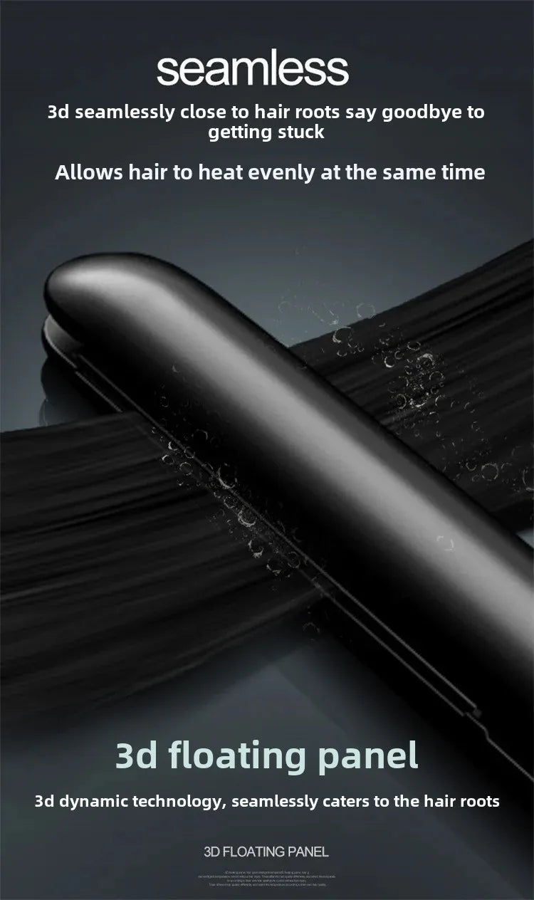 Professional Ionic Hair Loss Ceramics Rapid Heating Hair Loss Curl Flat Iron Negative Ion Hair Loss Curl Straightening Iron Rod