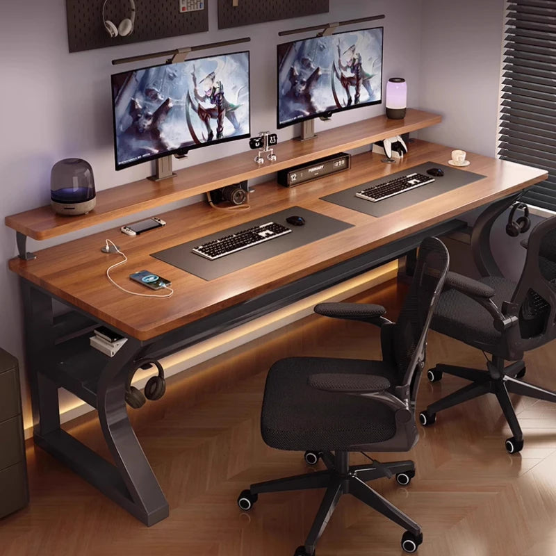 Wooden Designer Modern Office Desks Luxury Home Writing Large Laptop Computer Desks Gaming Standing Escritorio Furniture