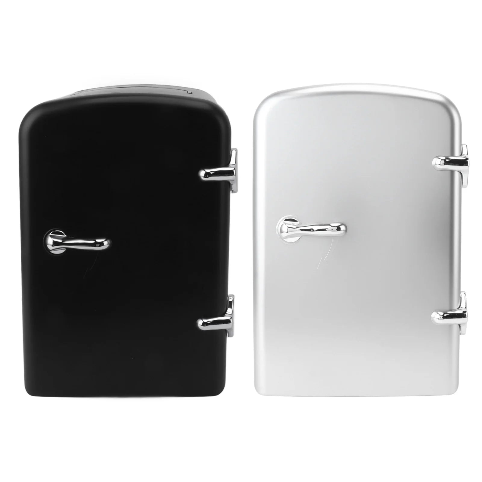 Mini Fridge 36W 4L 6 Cans Capacity Portable Travel Car Refrigerator Cooler Warmer Low Noise DC12V Car Adapter AC100‑240V