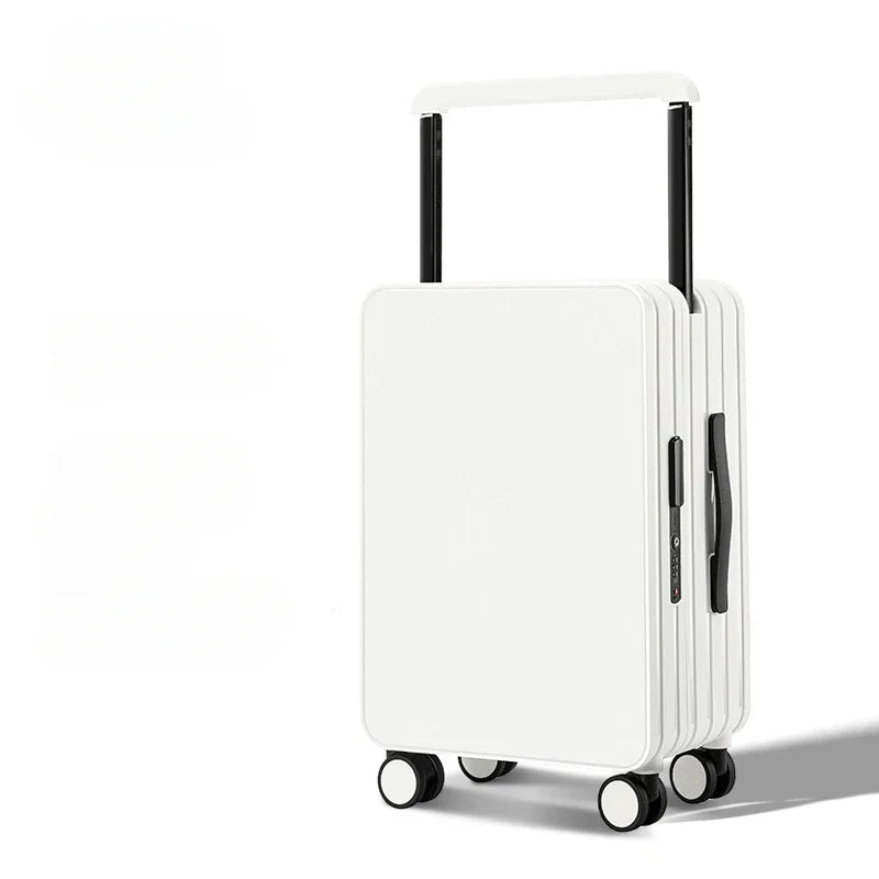 New Mid-Width Draw-Bar Luggage Large Capacity Travel Password Suitcase ABS+PC Fashion Travel Suitcase on Wheels