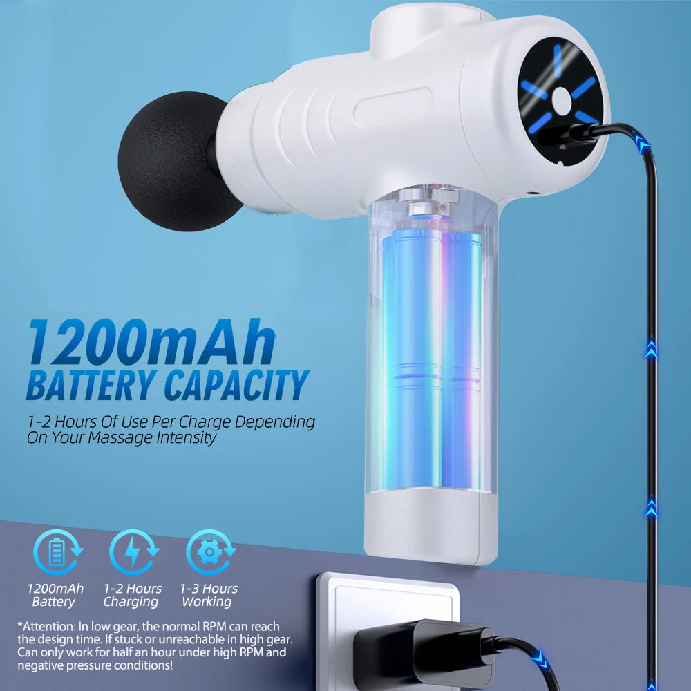 Fascia gun electric frequency conversion impact massage gun male specific training relaxation deep massage body neck hands legs