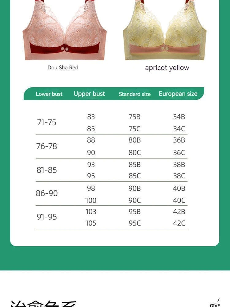 Thin Lace Maternity Breastfeeding Underwear For Women Comfortable Breathable Gathered Anti Sagging Bra For Pregnant Women