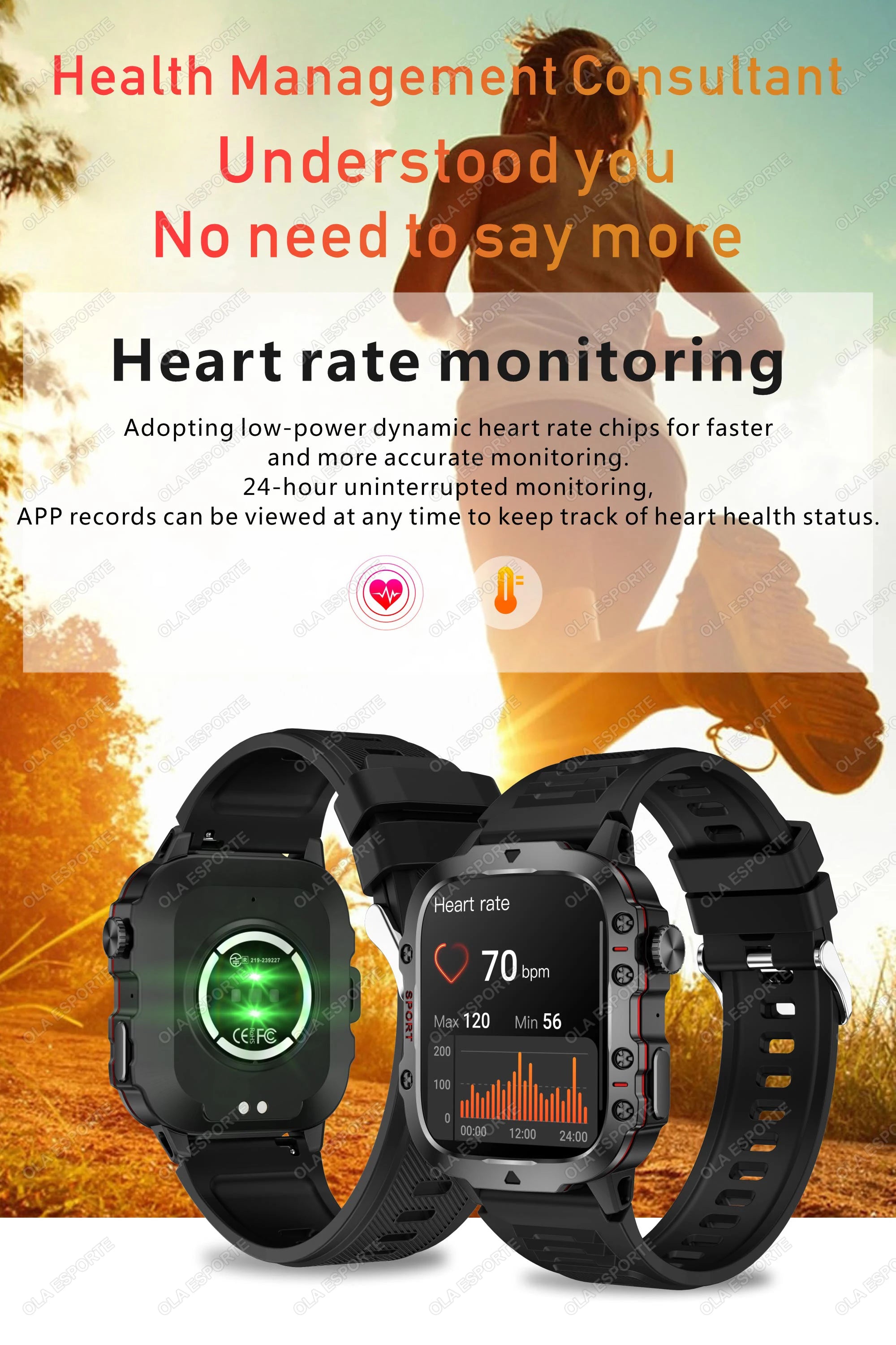 2025 New Military Smart Watch Men IP68 5ATM Outdoor Sports Fitness Tracker Health Monitoring 1.81Inch Bluetooth Calls Smartwatch