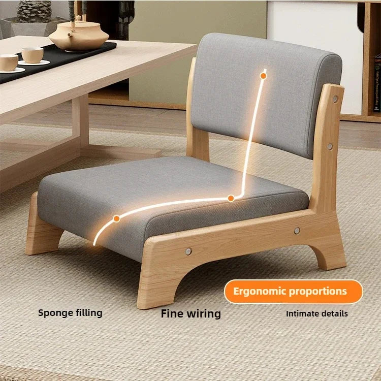 Modern Tatami Lazy Sofa Chair Japanese Living Room Furniture Back Floor Nordic Wind Bay Window Low