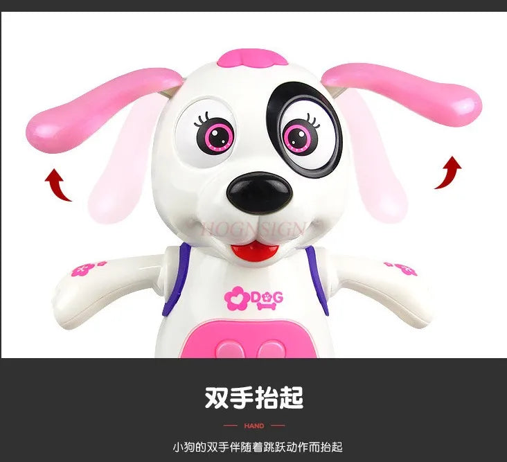 Children's electric robot toy: Dog can walk and dance, puppy