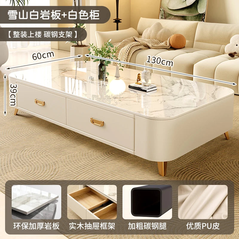 Cheap Cute Coffee Table Clear Simple Designer Modern Luxury Decoration Side Table Writing Mesas Bajas Living Room Furniture