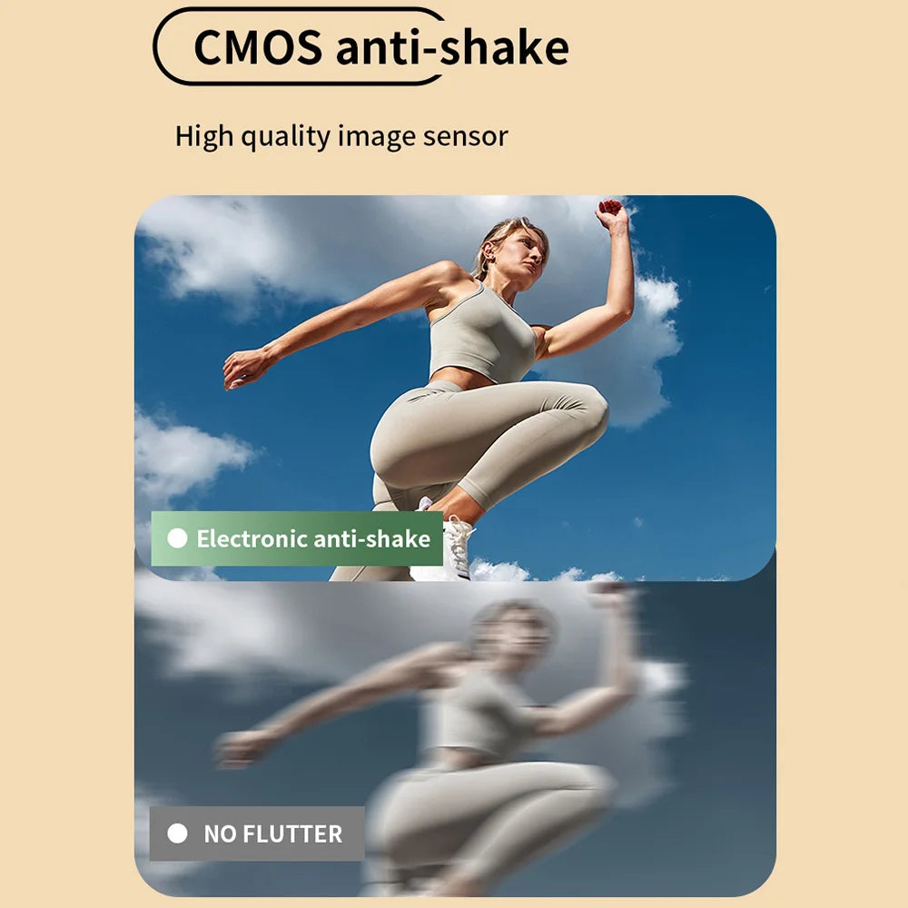 4K Digital Camera CCD 180° Flip Screen Selfie Camera 8X Digital Zoom 48MP Portable Digital Photography Camera with 32G Card