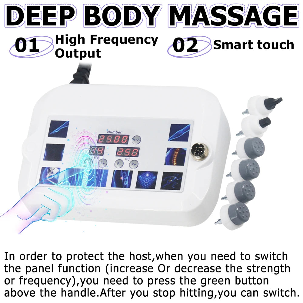 Shockwave Therapy Machine 300MJ For Effective ED Treatment And Body Pain Relief Massage Newest Professional Shock Wave Massager