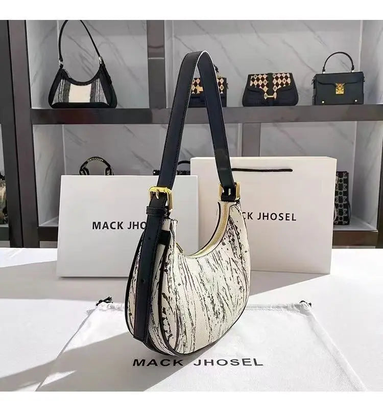 Women's Bag Niche Design Handbag 2025 New Versatile Baguette Armpit Bag with High-end Feel