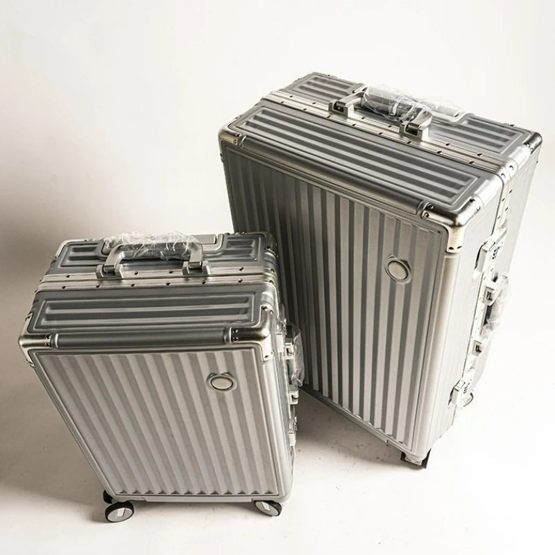 20/24 Inch Large Capacity PC Rolling Luggage Case TSA Combination Lock Business Metal Frame Travel Suitcase on Wheels Travel Bag