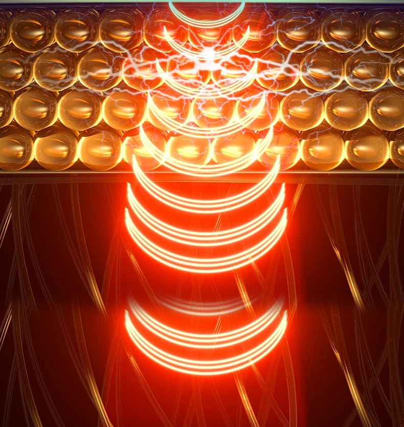 Treatment, physiotherapy equipment Electronic muscle massager constant temperature heating micro electric massager