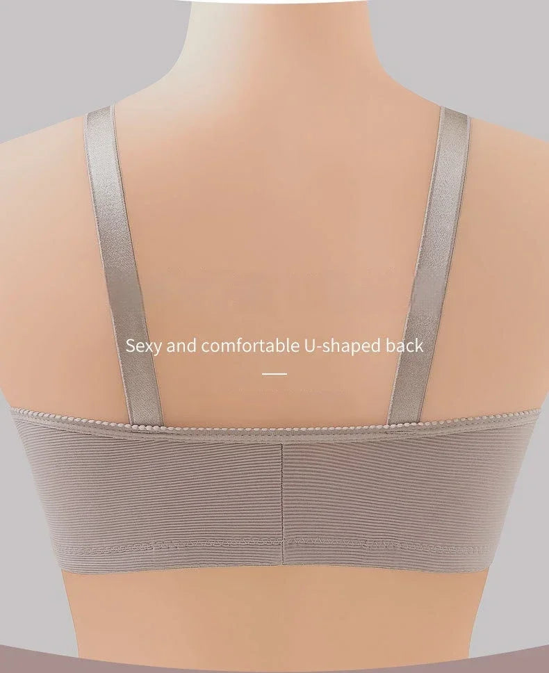 New Front Button Breastfeeding Bra without Steel Ring Thin Size Comfortable and Traceless Pregnant Women's Bra