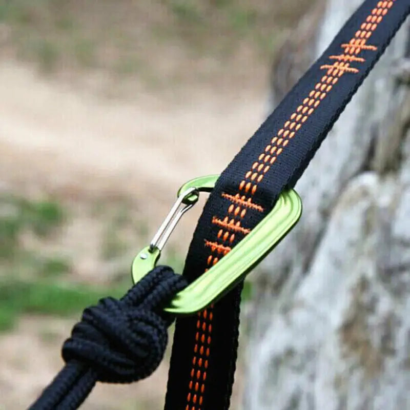 2pcs Hammock Straps, Special Reinforced Polyester Straps, 5 Ring High Load-Bearing Barbed Hammock Straps Outdoor Camping Picnic