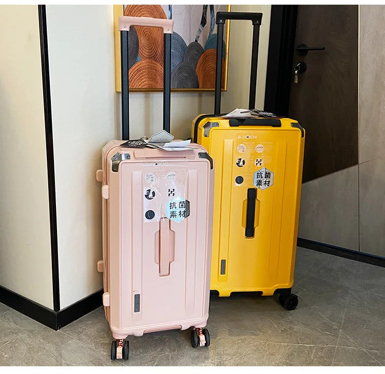 Luxury Large-capacity travel luggage 22/26/28/30/32/36 inch trolley suitcase mute brake men's and women's super fashion suitcase