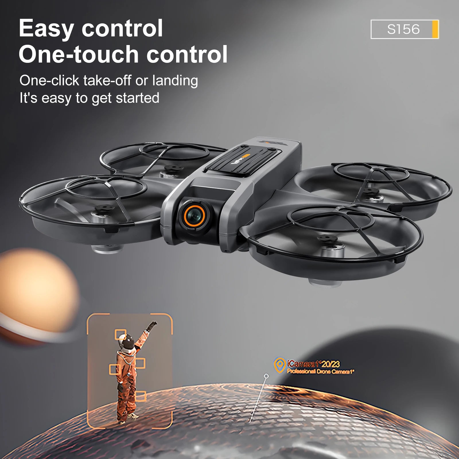 2025 S156 PRO Drone 8K HD Aerial Photography Dual-Camera Dron with Screen Omnidirectional Obstacle Avoidance Drone RC Toy Gift