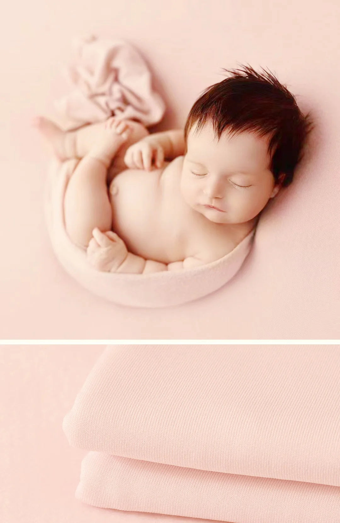 Newborn Photography Props Soft Wrap Blanket Backdrop Stretchable Fabrics for Baby Posing Studio Shooting Photo Accessories