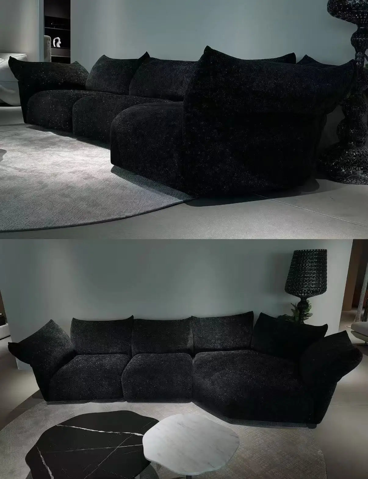 Minimalist Black Living Room Sofas Oversized Japanese Individual Living Room Sofas Lounges Lazy Divano Soggiorno Home Furniture