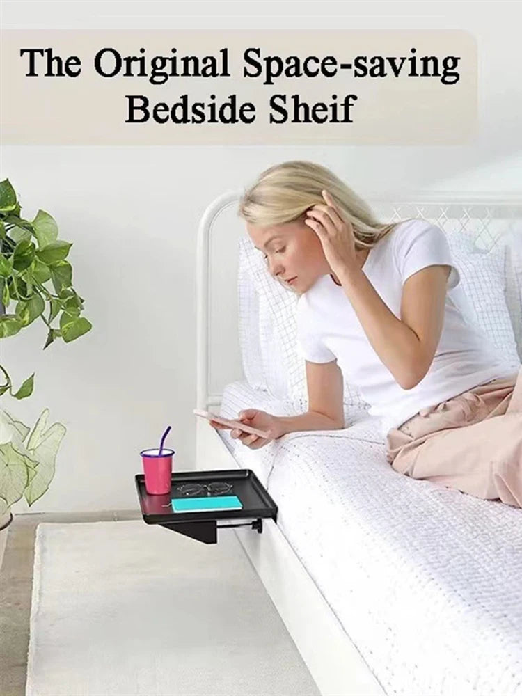 1 Bedside Shelf, Suitable For Bed, Dormitory, School, Home Storage Tray Storage Box, Bedside Table, Storage And Finishing