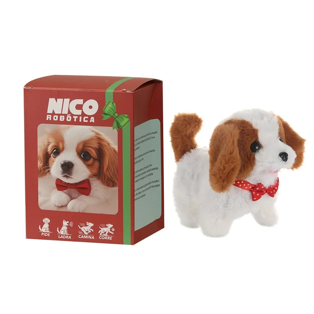 Interactive Plush Electric Toy Dog That Walks and Barks - Intelligent Pet Gift for Kids Birthday