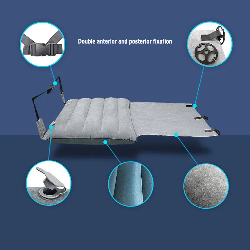 Adjustable Footrest Hammock with Inflatable Pillow Seat Cover Planes Trains Buses Swing Chair Outdoor Chair Travel Hammock Chair