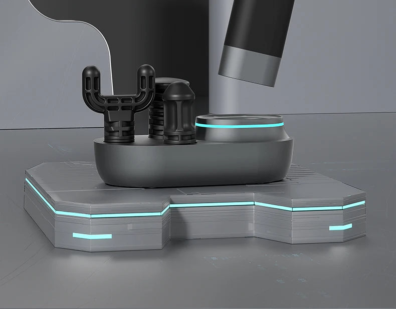 Booster - Mini Electric Neck Massager Gun, Smart Hit Fascia for Body Relaxation, Fitness, Muscle Relaxation