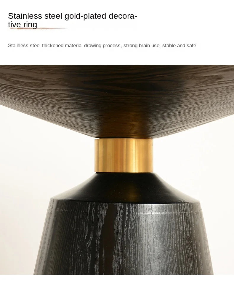 Modern Solid Wood Small Round Table Coffee Table Living Room Furniture Sofa Side A Few Simple Negotiation Table Coffee Table New