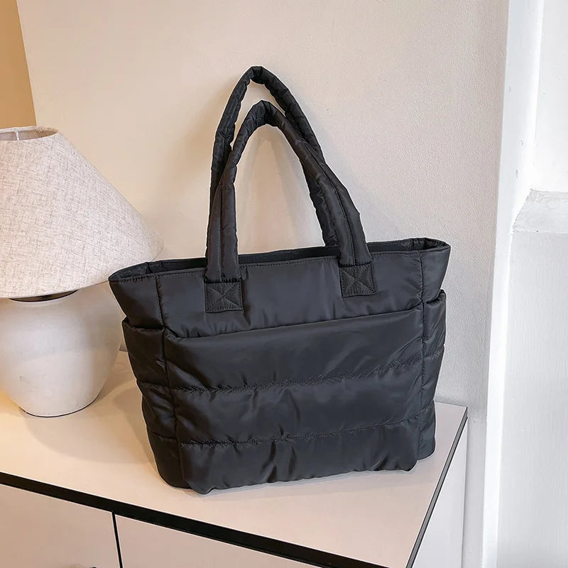 New Large Capacity Tote Bag Versatile Handbag for Women Commuting Bag Messenger Shoulder Bag Multiple Pockets Mummy Bag