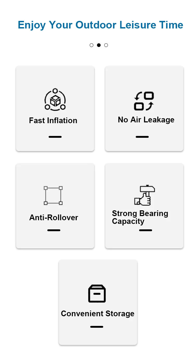 Portable Folding Inflatable Sofa  Outdoor Single Lazy Sofa Bed Fast Inflatable Seatings  Air Sofa Beach Party Camping Use