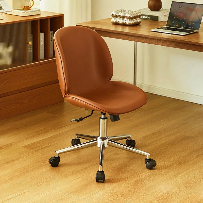 Nordic Light Luxury Office Chair, Home Lift Computer Chair, Simple Ergonomic Chair, Bedroom Backrest Leisure Chair