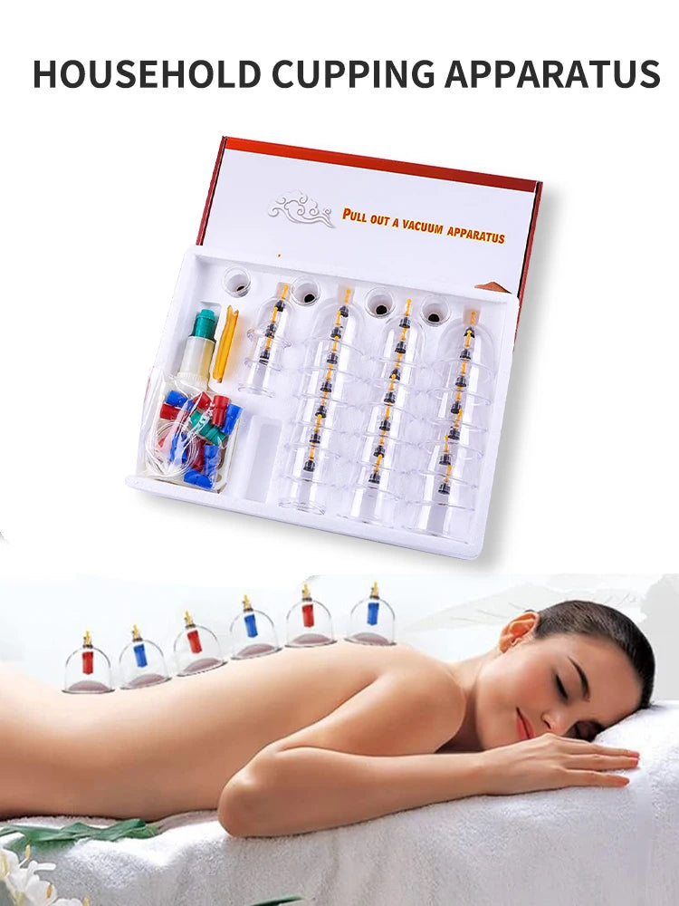 32 Can Household Thickened Vacuum Cupping Machine Non Glass Cupping Machine Health Cupping Machine Massage Tool