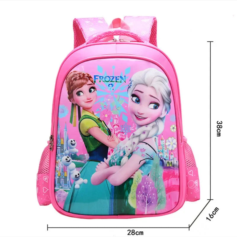 Elsa Anna Princess School Bag for Girls Frozen Children Backpacks Kids Shoulders Bag