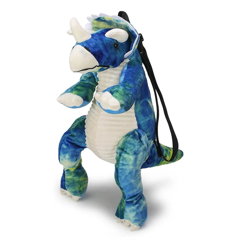 Plush T-Rex Backpack for Kids Dinosaur Bag for Kids with Adjustable Straps Dinosaur Costume Accessories for Boys and Girls